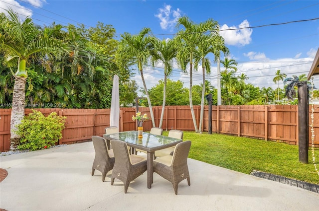 1458 Rodman St, Hollywood, FL 33020 - view of patio / terrace featuring outdoor dining area