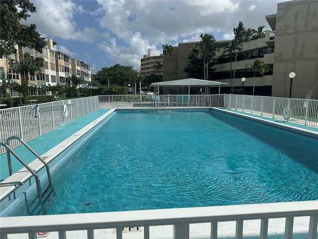 view of pool