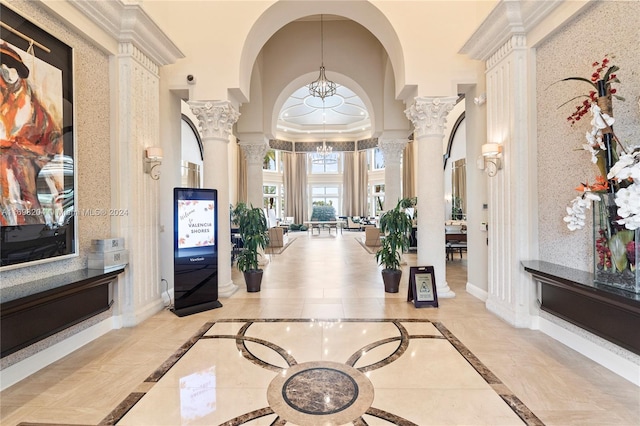 view of community lobby