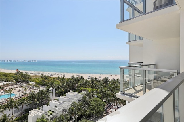 2201 Collins Ave Unit 1015, Miami Beach, FL 33139 - water view with nearby beach