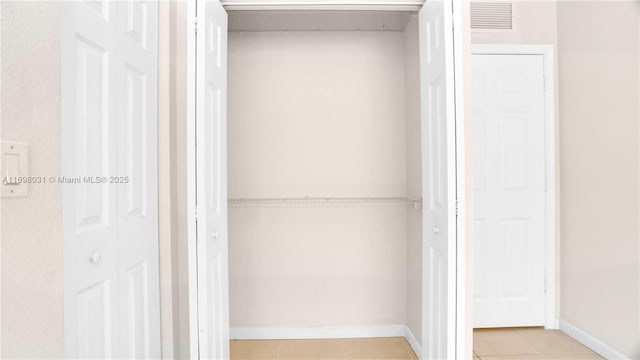 view of closet