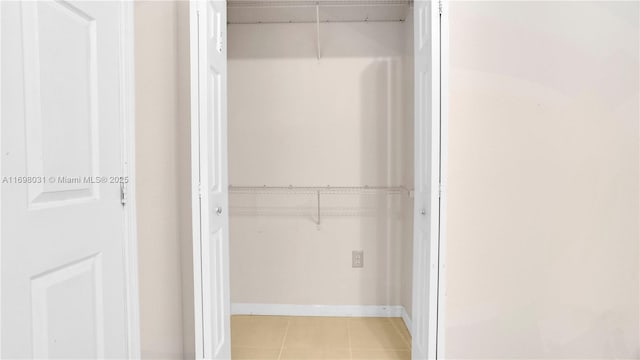 view of closet