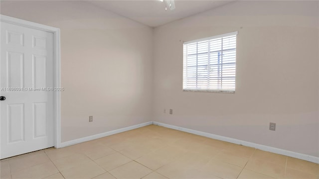 view of tiled empty room