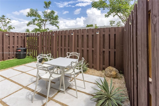 view of patio / terrace