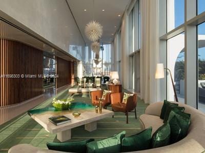 16901 Collins Ave Unit 1402, Sunny Isles Beach, FL 33160 - building lobby with a towering ceiling