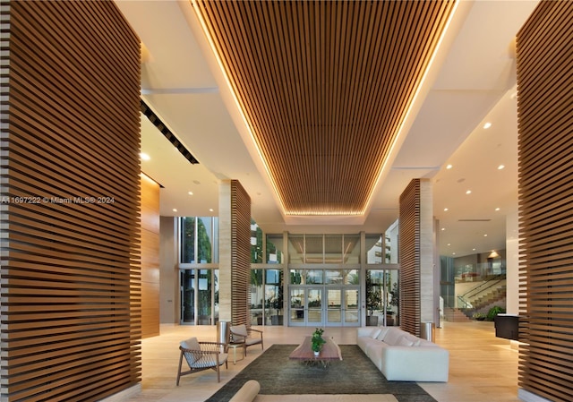 16385 Biscayne Blvd Unit 3201/Lph01, North Miami Beach, FL 33160 - lobby featuring floor to ceiling windows