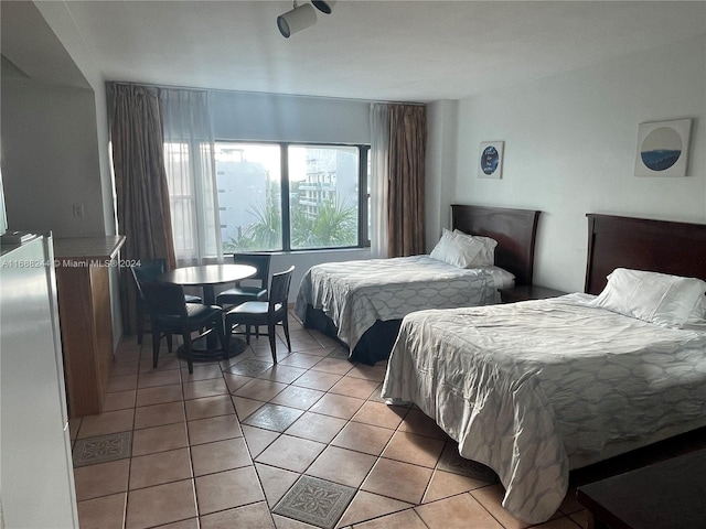 view of tiled bedroom