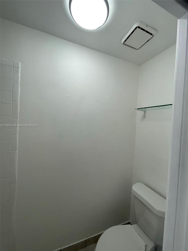 bathroom with toilet