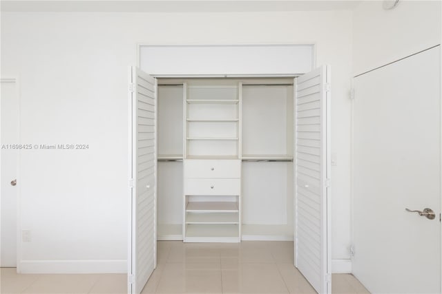 view of closet