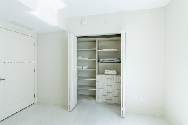 view of closet