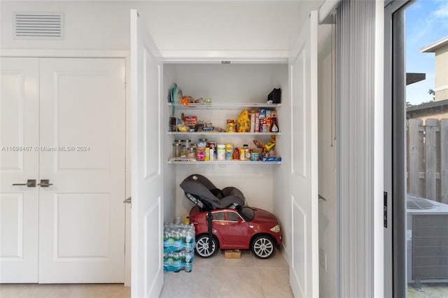 view of pantry