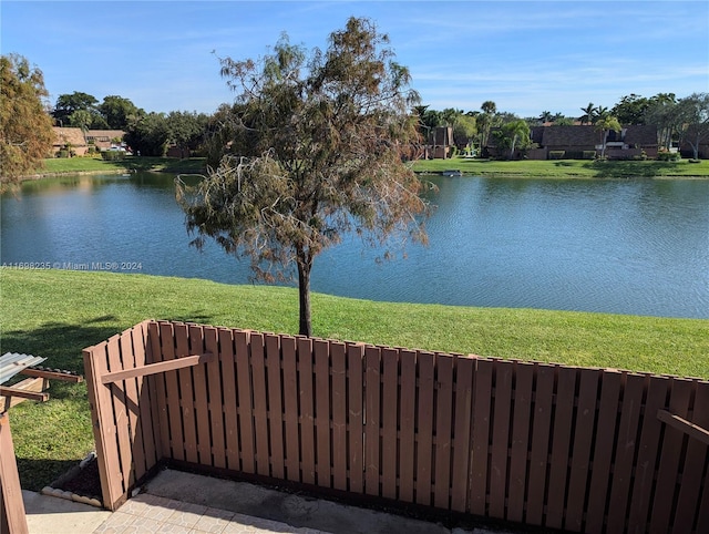 view of water feature