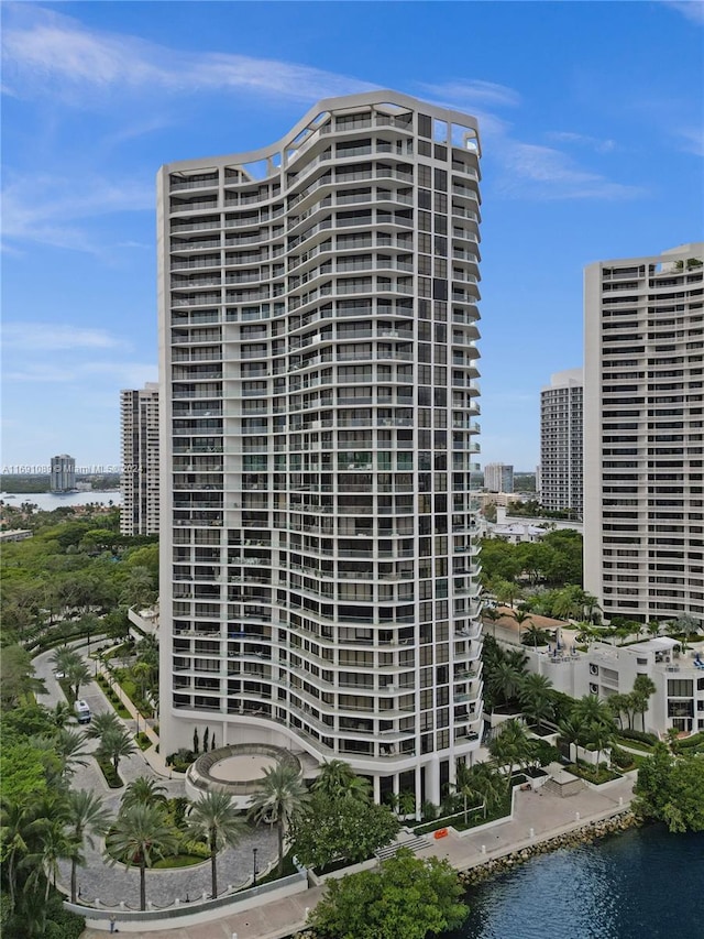 view of property featuring a water view