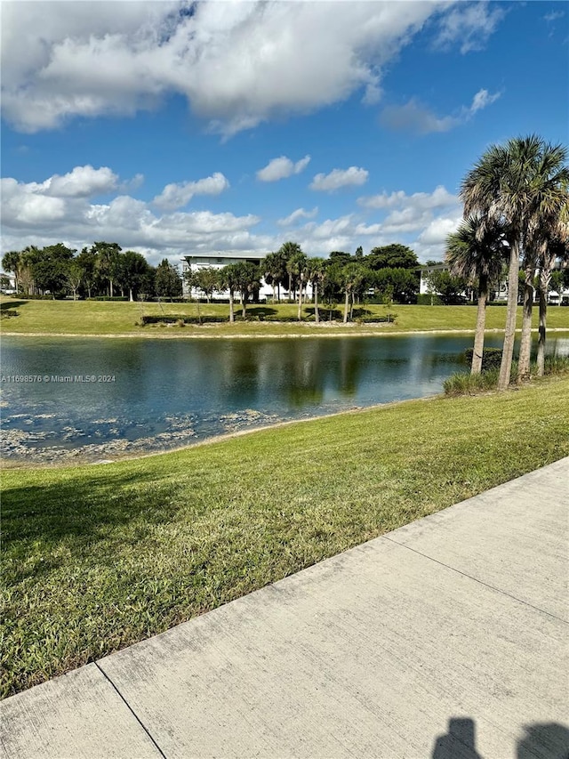 property view of water