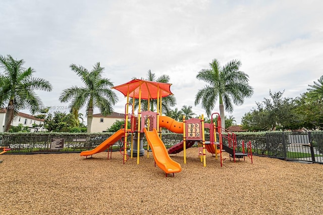 view of play area