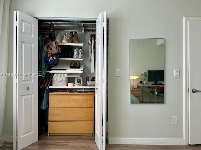 view of closet