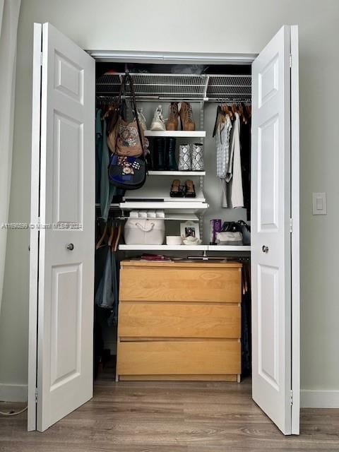 view of closet