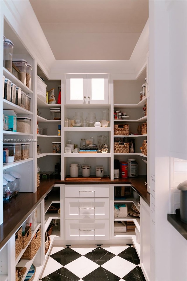 view of pantry