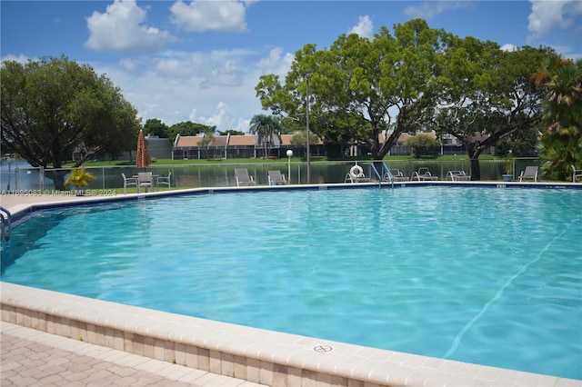 view of pool