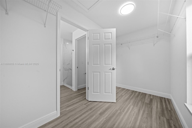 empty room featuring hardwood / wood-style floors