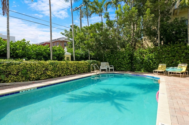 view of pool