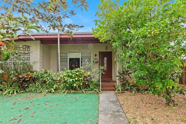 view of front of home