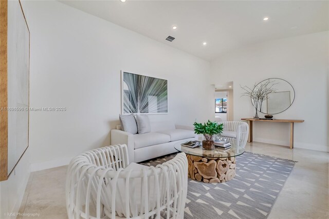 14584 SW 115th St, Miami, FL 33186 - living room with recessed lighting and baseboards