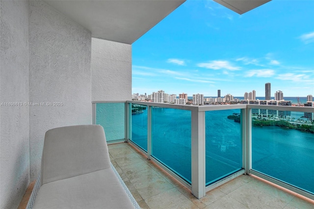 3201 NE 183rd St Unit 2607, Aventura, FL 33160 - balcony featuring a view of city and a water view