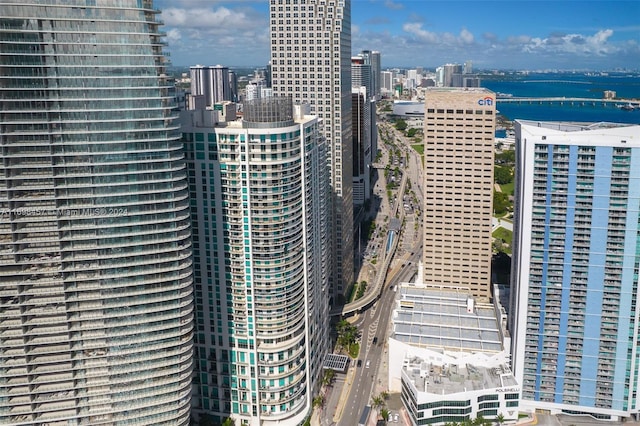 view of city featuring a water view