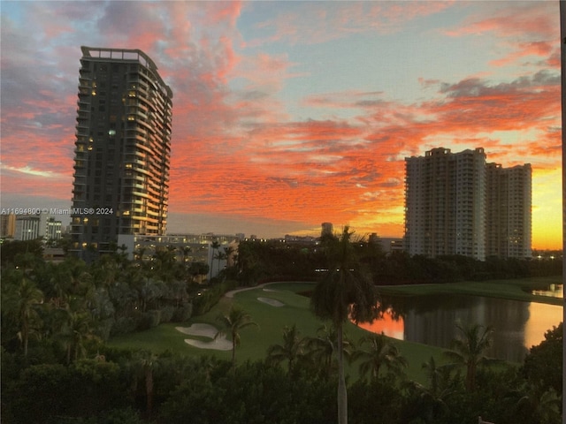 city view featuring a water view