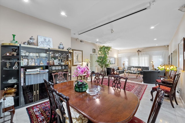 view of dining area