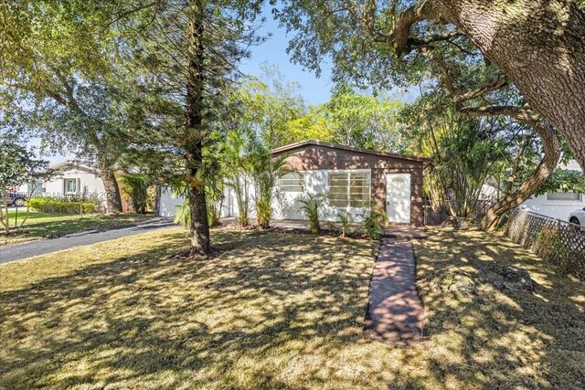 view of ranch-style home