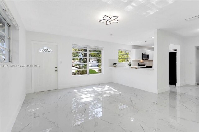 view of unfurnished living room