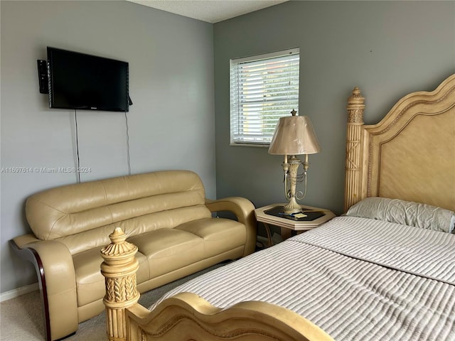 bedroom featuring carpet floors