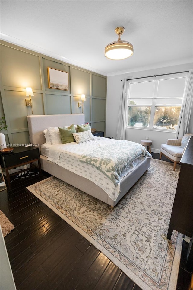 bedroom featuring hardwood / wood-style floors