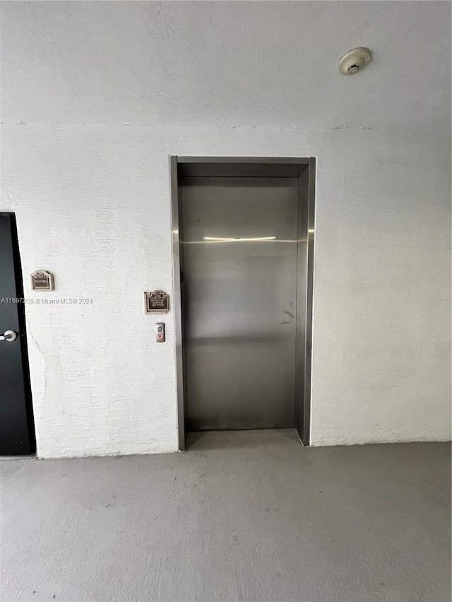 closet with elevator