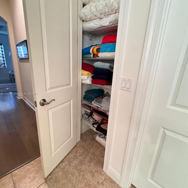 view of closet