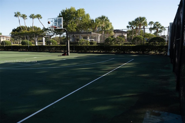 view of sport court