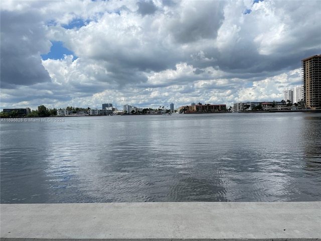 view of water feature