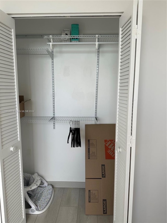 view of closet