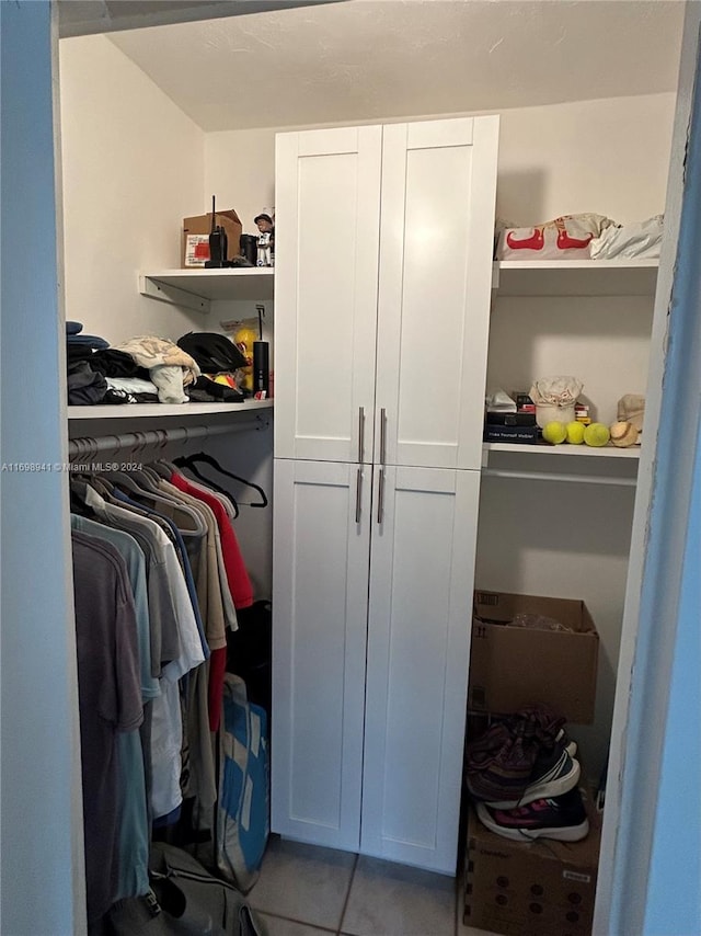 view of closet