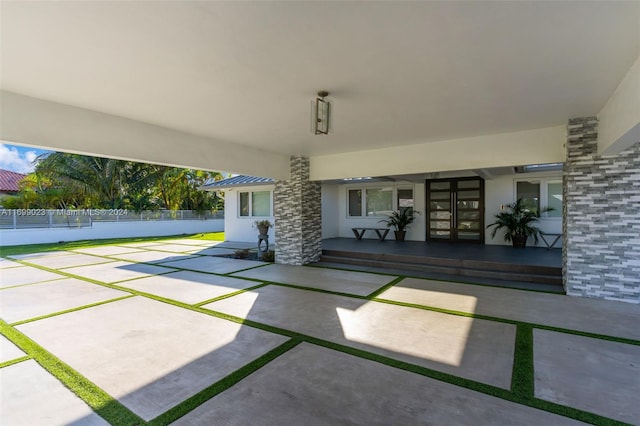 10 SW 124th Ave, Miami, FL 33184 - view of patio / terrace with french doors