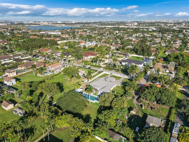 10 SW 124th Ave, Miami, FL 33184 - aerial overview of property's location featuring a nearby body of water and nearby suburban area