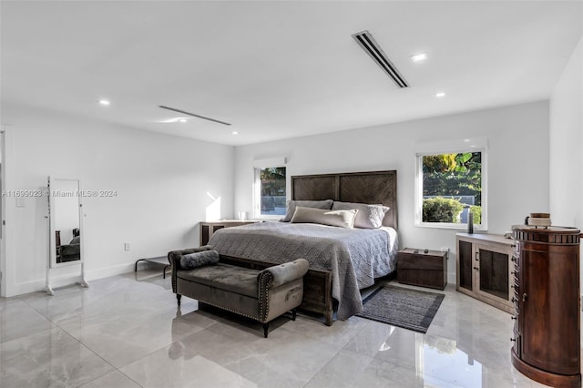 10 SW 124th Ave, Miami, FL 33184 - bedroom featuring recessed lighting and light marble finish floors