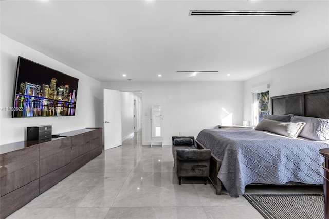 10 SW 124th Ave, Miami, FL 33184 - bedroom featuring light marble finish flooring and recessed lighting