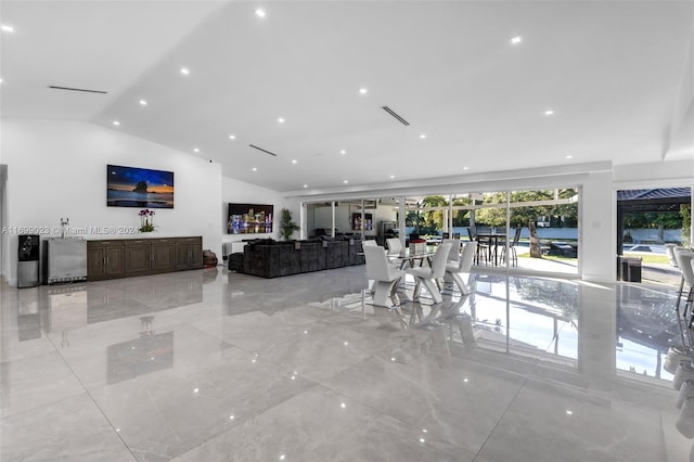 10 SW 124th Ave, Miami, FL 33184 - dining space with vaulted ceiling and recessed lighting
