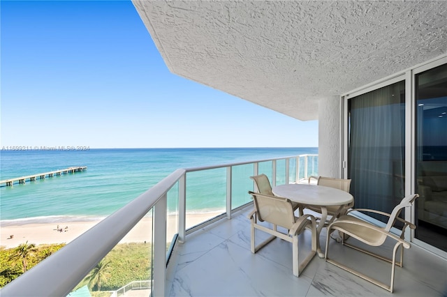 16445 Collins Ave Unit 1126, Sunny Isles Beach, FL 33160 - balcony with view of water and beach