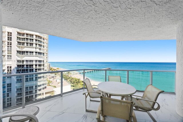 16445 Collins Ave Unit 1126, Sunny Isles Beach, FL 33160 - balcony with a water view