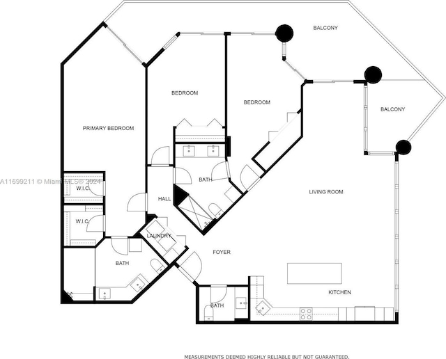 16445 Collins Ave Unit 1126, Sunny Isles Beach, FL 33160 - floor plan / room layout