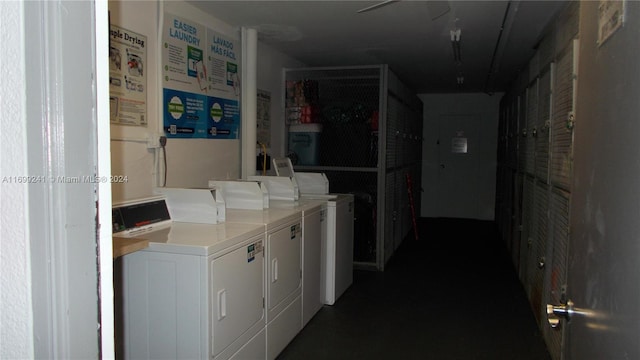 laundry room with washer and clothes dryer